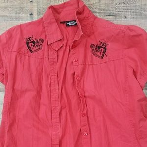 Harley Davidson buttondown